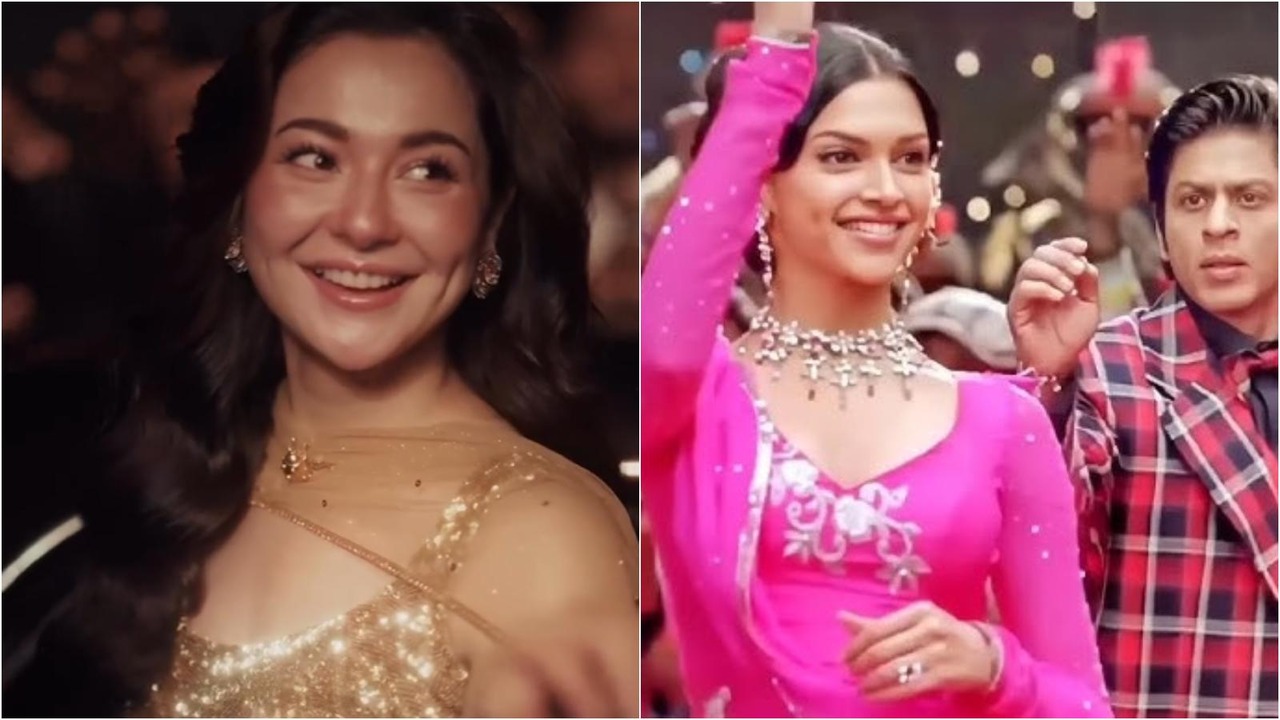 Hania Aamir Recreates Scene from "Om Shanti Om