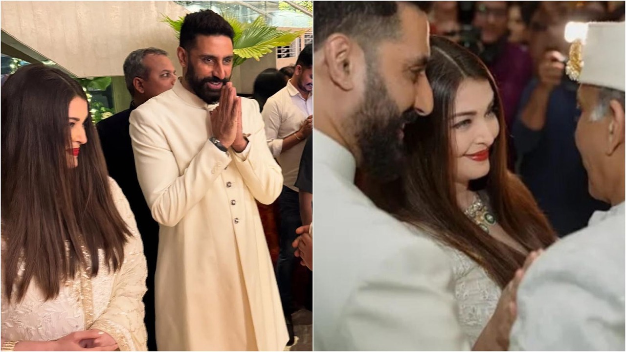 Aishwarya Rai and Abhishek Bachchan at Ashutosh Gowariker's Wedding